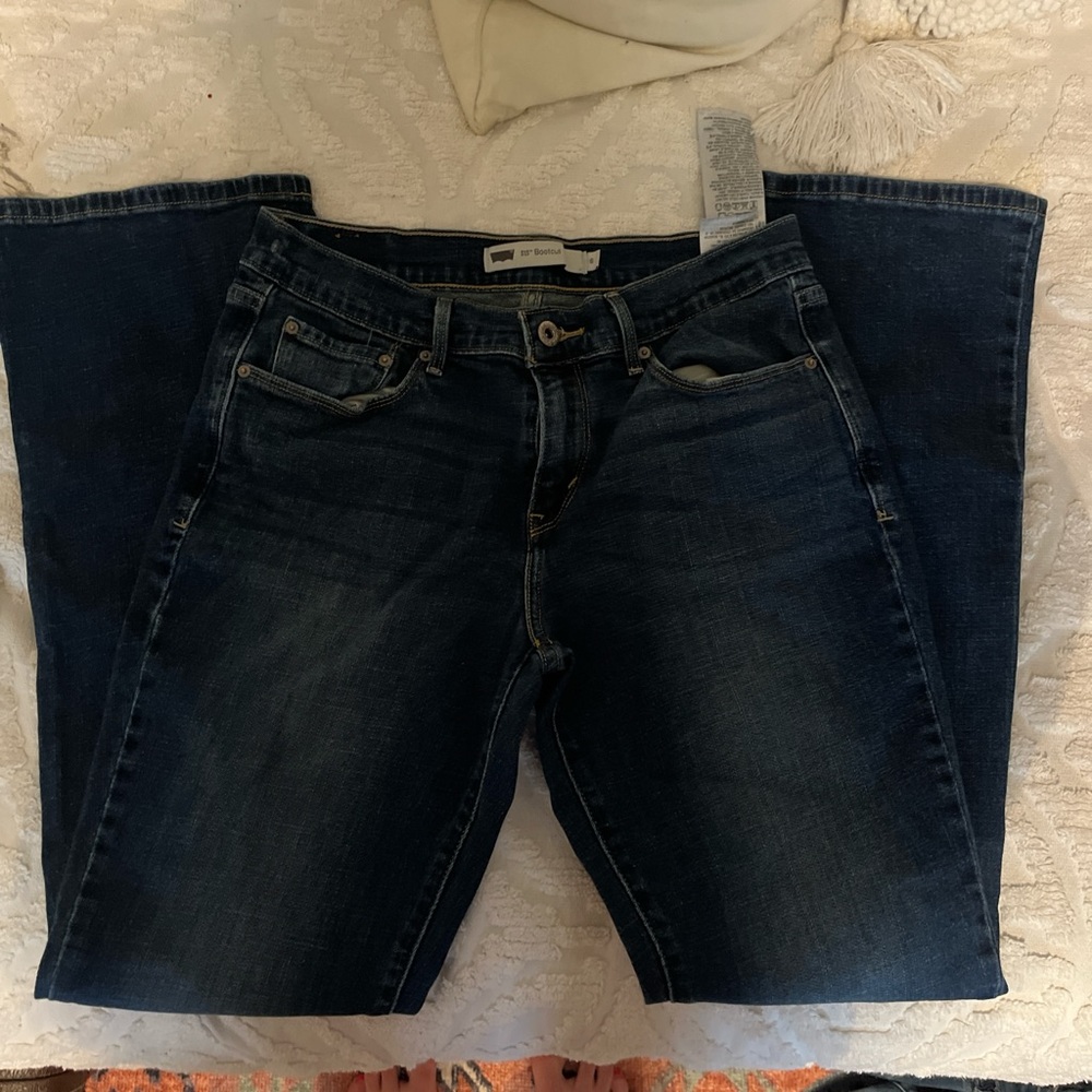 Levi's Blue Boot Cut Jeans Classic Style